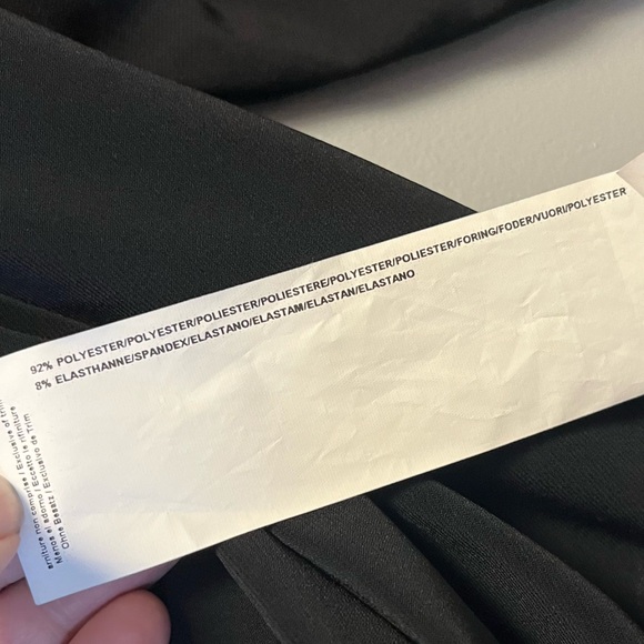 Joseph Ribkoff Blouse Black Draped Neck 3/4 Sleeve Top Sz 6 EUC - Picture 12 of 13